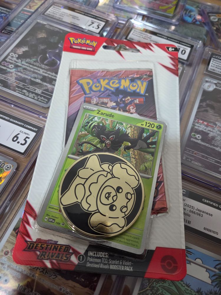 Zarude promo, Coin, And Booster Pack image 2
