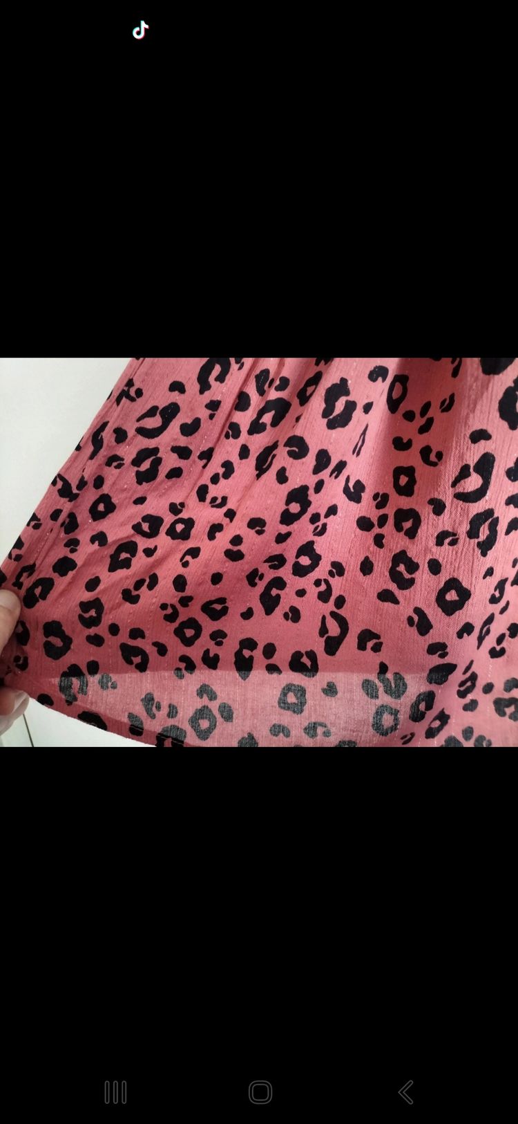Next Dusky Coral & Black Patterned  V  Neck 3/4 Sleeve Chiffon Top - Size 14  image 6