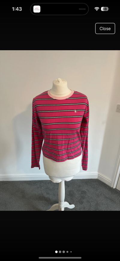 striped long sleeve shirt