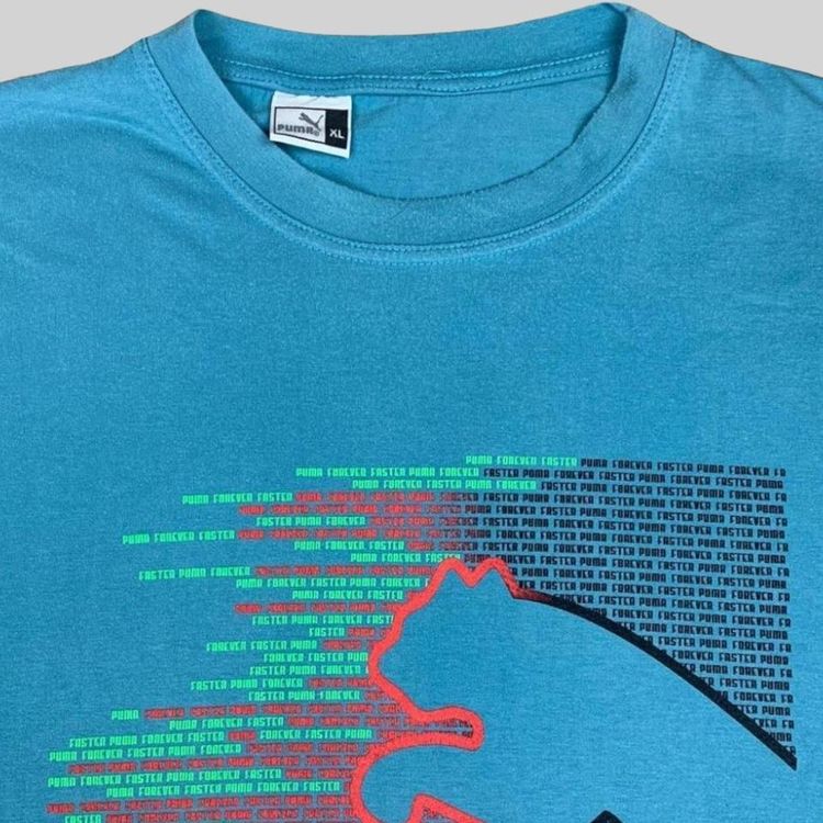 Puma T Shirt Blue image 3