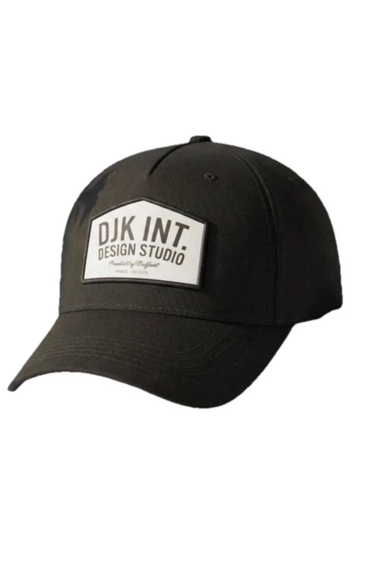 Black Cap With Djk Int Design Studio Patch
