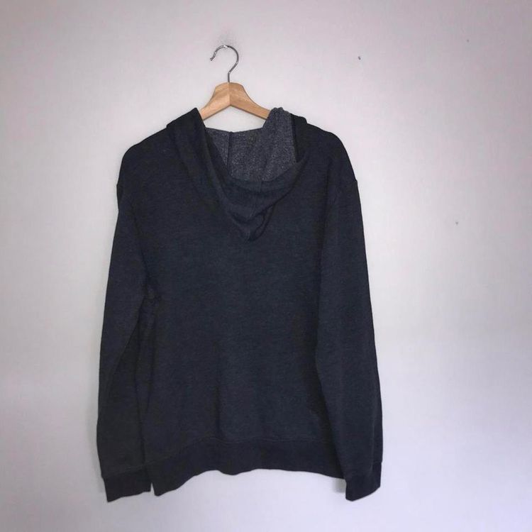 GAP dark grey hoodie with large GAP spellout embroidered logo across the front image 3