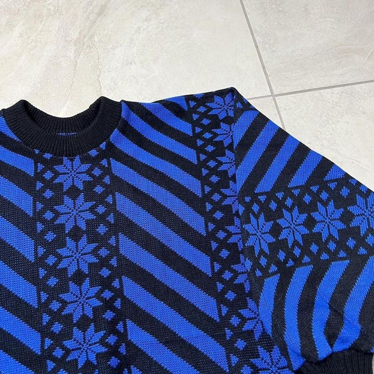 Vintage pattern knit jumper 2
