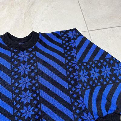 Vintage pattern knit jumper 2
