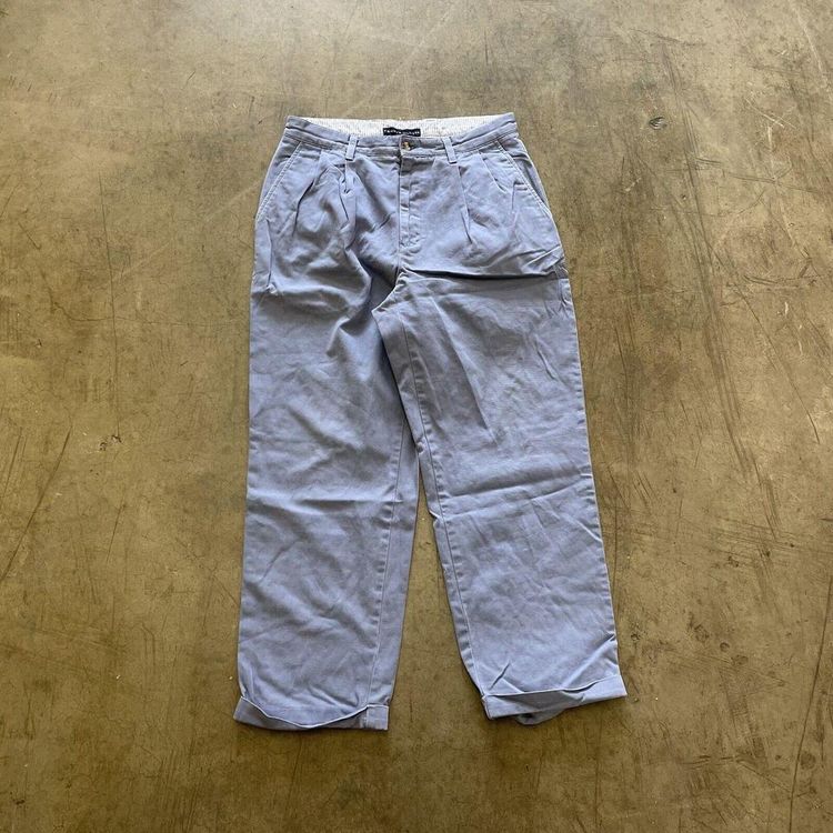 Tommy Hilfiger Trousers Chino Golf 90s Striaght Pants, Baby Blue, Mens 33x30 image 2