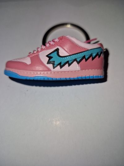 Nike "grateful dead" Pink bear Sneaker Keychain