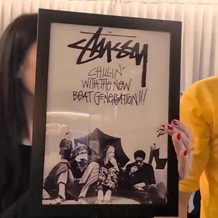 Stüssy quadro stussy cornice in legno product image