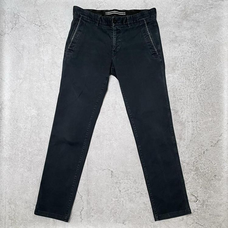 Stone Island Navy Chino Trousers image 3