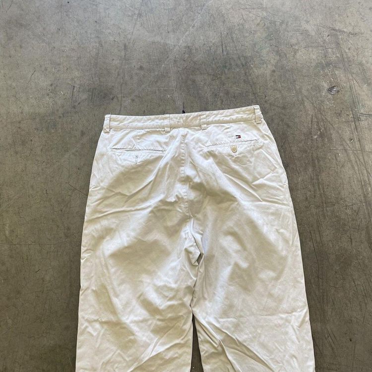 Tommy Hilfiger Trousers Chino Golf 90s Straight Leg Pants, Beige, Mens 36x32 3