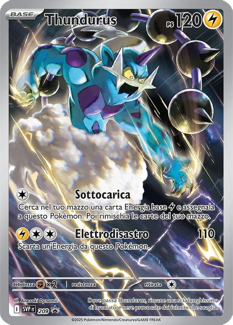 Pokémon Thundurus SVP 209 NM IT product image