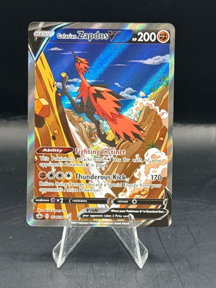 Pokemon Galarian Zapdos V (N/M)