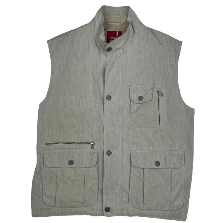 Other Vintage Utility Vest Gilet Beige XL product image