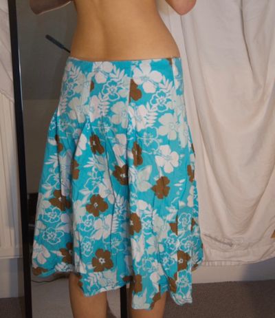 Vintage hawaii Floral Skirt