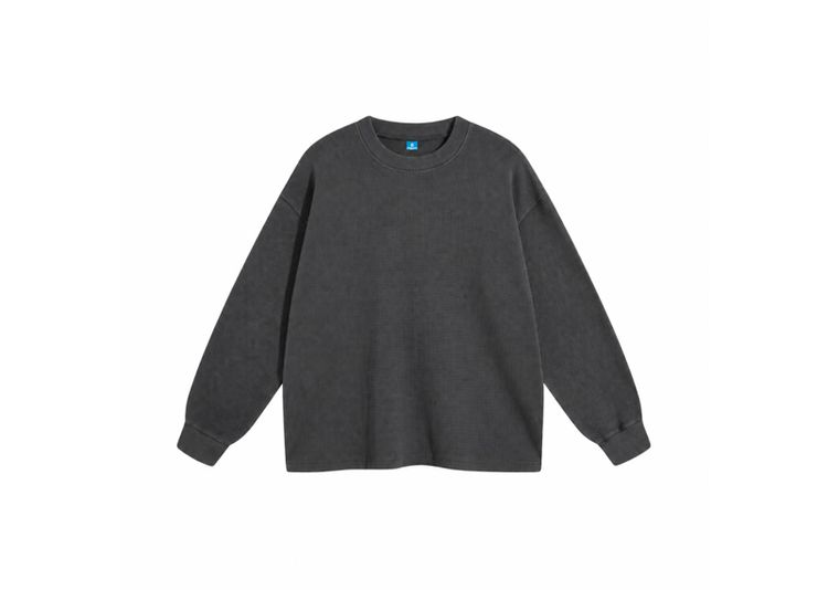 UNBRANDED VISION CHARCOAL WAFFLE SWEATSHIRT