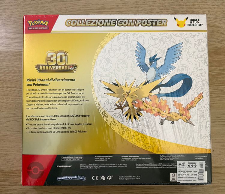 Pokémon 30Th Anniversary Card Collection With Poster image 2