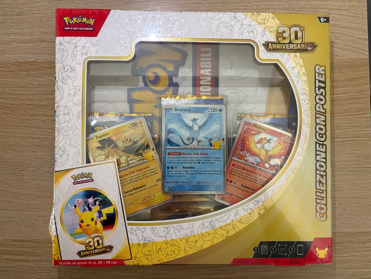 Pokémon 30Th Anniversary Card Collection With Poster