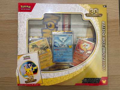 Pokémon 30Th Anniversary Card Collection With Poster