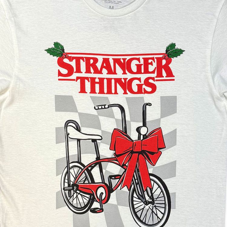 Stranger Things Christmas Bike T Shirt image 3