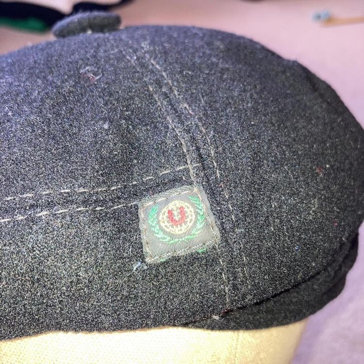 Vintage black flat cap 2