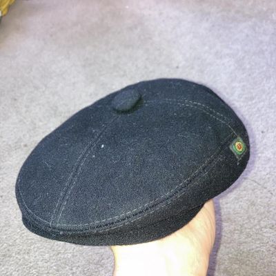 Vintage black flat cap 3