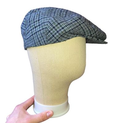 Vintage grey flat cap 1