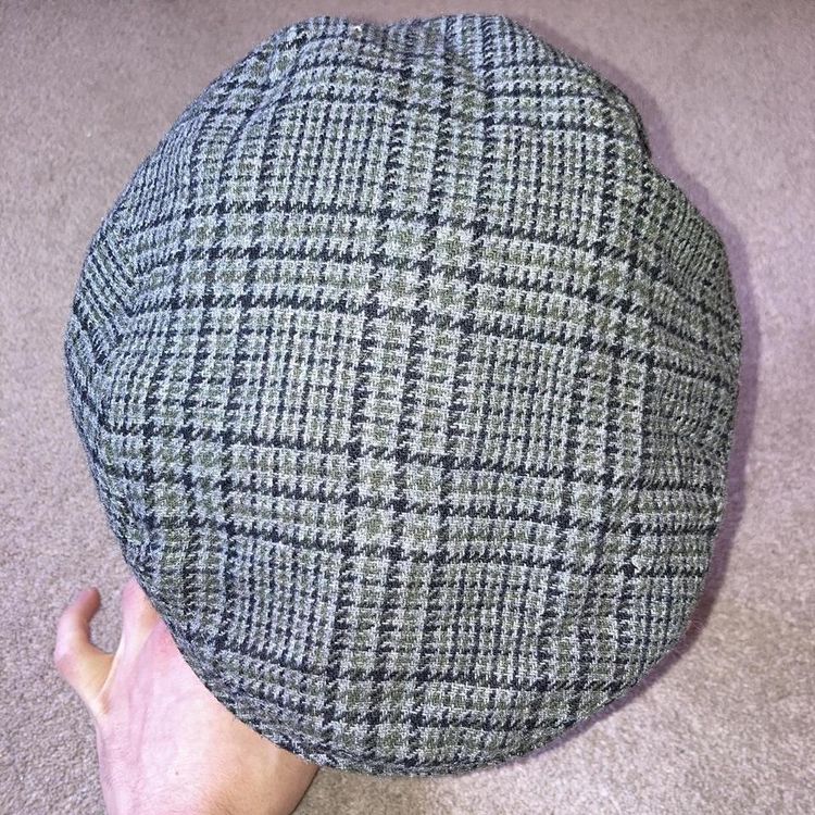 Vintage grey flat cap 2