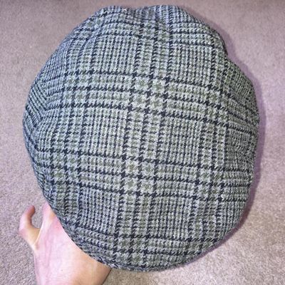 Vintage grey flat cap 2