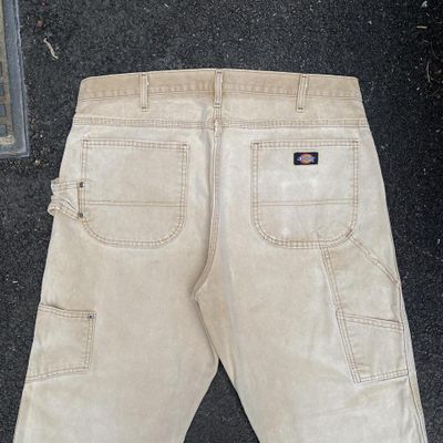 DICKIES BEIGE WORKWEAR CARPENTER JEANS