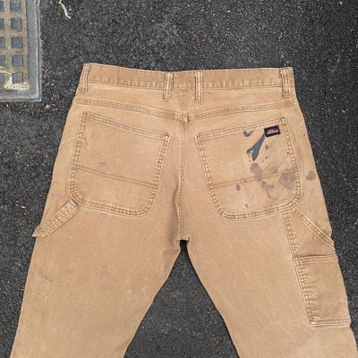DICKIES TAN CARPENTER WORKWEAR JEANS