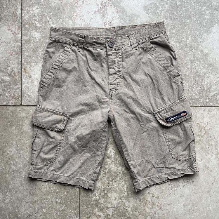 Ellesse Vintage 90s Ellesse Khaki Cargo Shorts product image