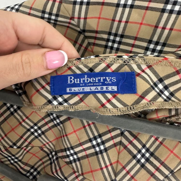 Burberrys Checkered Camisole corset Top 4