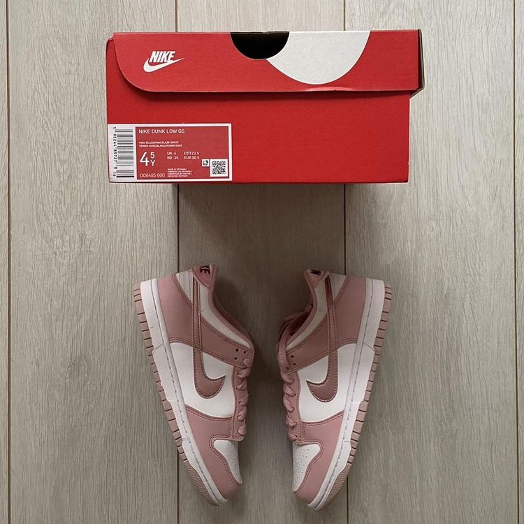 Dunk Low GS Pink Velvet - UK 4, 4.5, 5 & 6 imagen 4