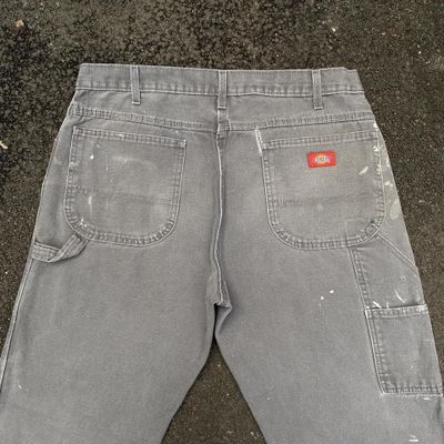 DICKIES GREY CARPENTER WORKWEAR JEANS