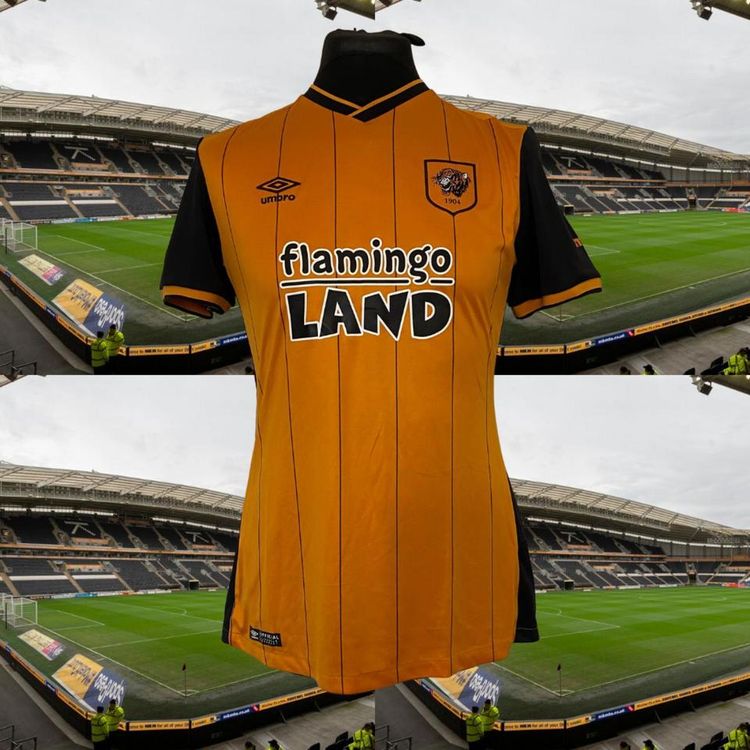 HULL CITY 2015-16 WOMENS HOME FOOTBALL SHIRT