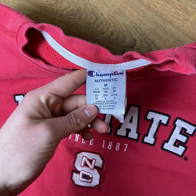 Vintage Champion x North Carolina State Graphic Sweatshirt 4