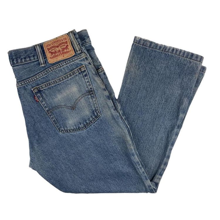 Vintage Levis 517 Bootcut Fit Jeans Blue 36 x 29