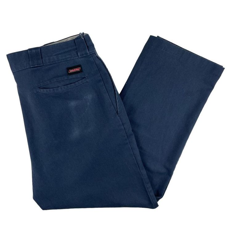 Vintage Dickies 874 Work Pants Navy 38 x 30 D2 image 1