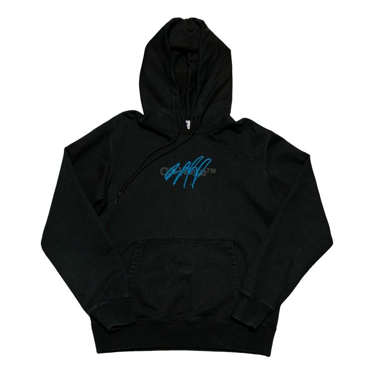 Off White Medium Scribble Off Arrows Black Hoodie Virgil Abloh