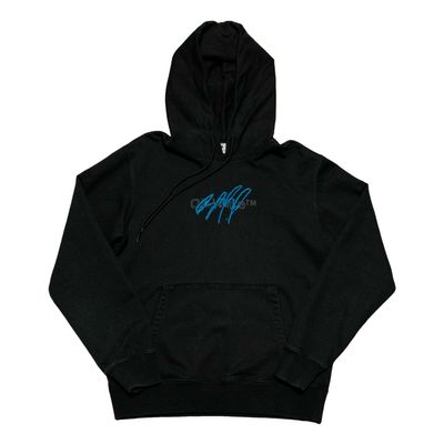 Off White Medium Scribble Off Arrows Black Hoodie Virgil Abloh