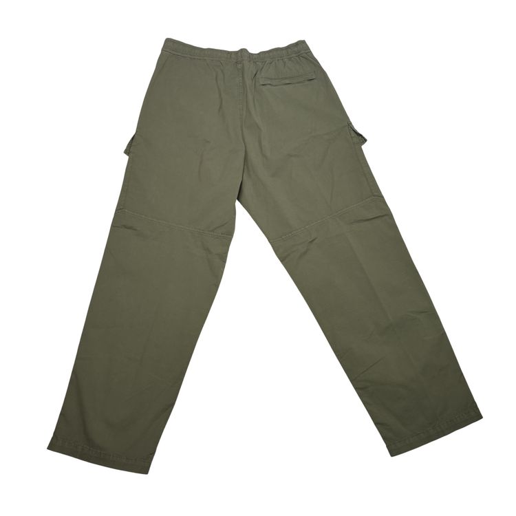 Stone Island Green Compass Patch Cargo Cargo Trousers image 2