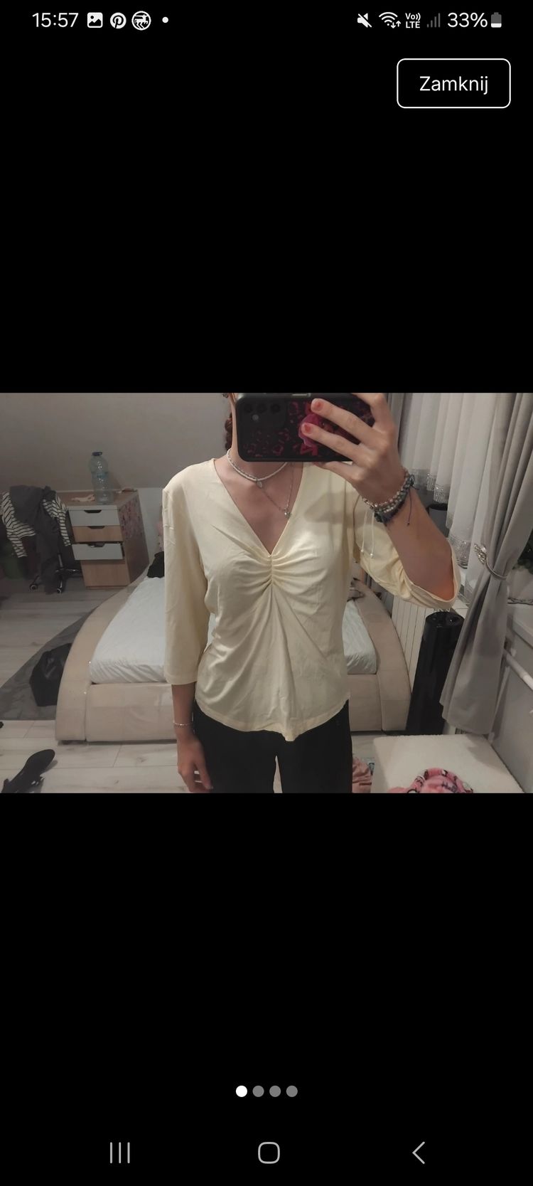 Wallis Women'S Cream Ruched Front Blouse