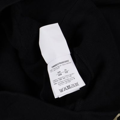 Off-White Black Tape Arrows Logo Oversized Hoodie 4