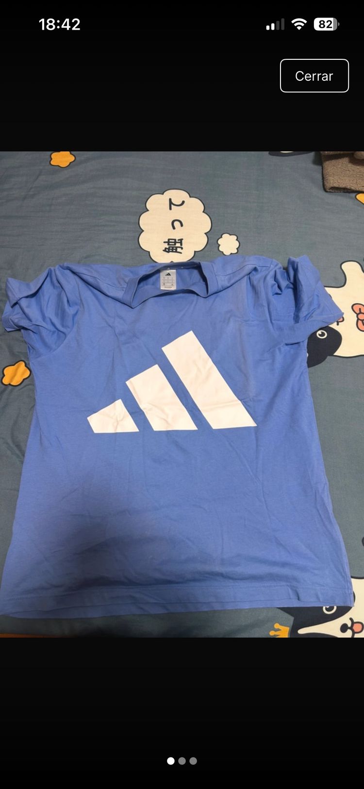 Adidas Blue T-Shirt image 2