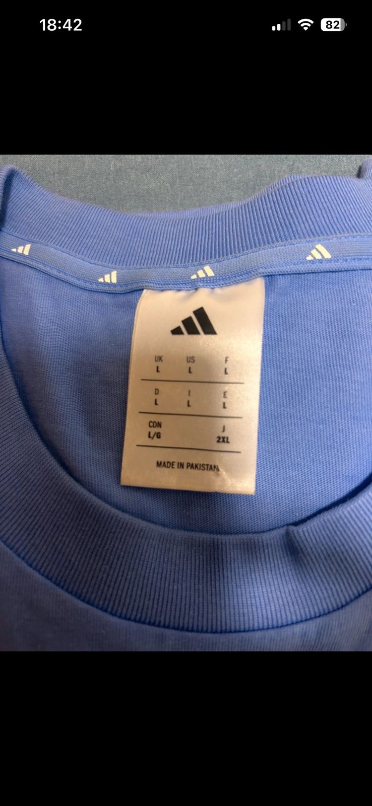 Adidas Originals Adidas Blue T-Shirt product image