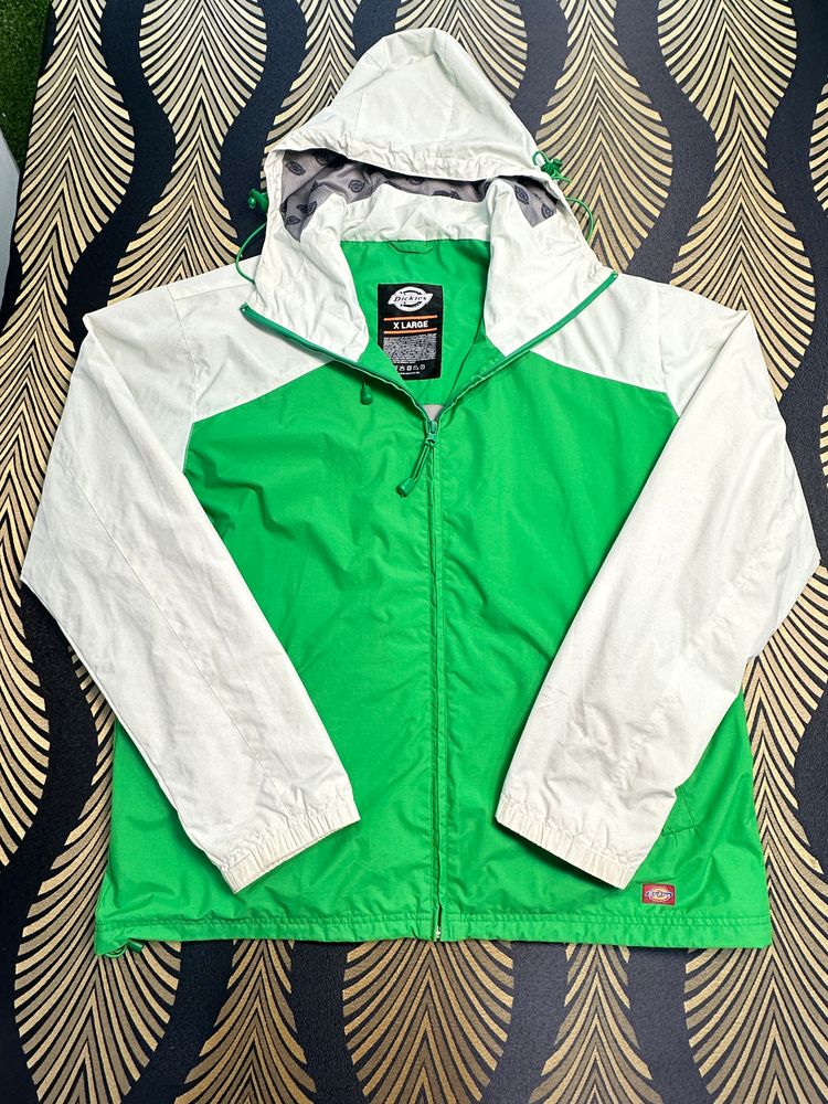 Dickies Green And White Hooded Jacket