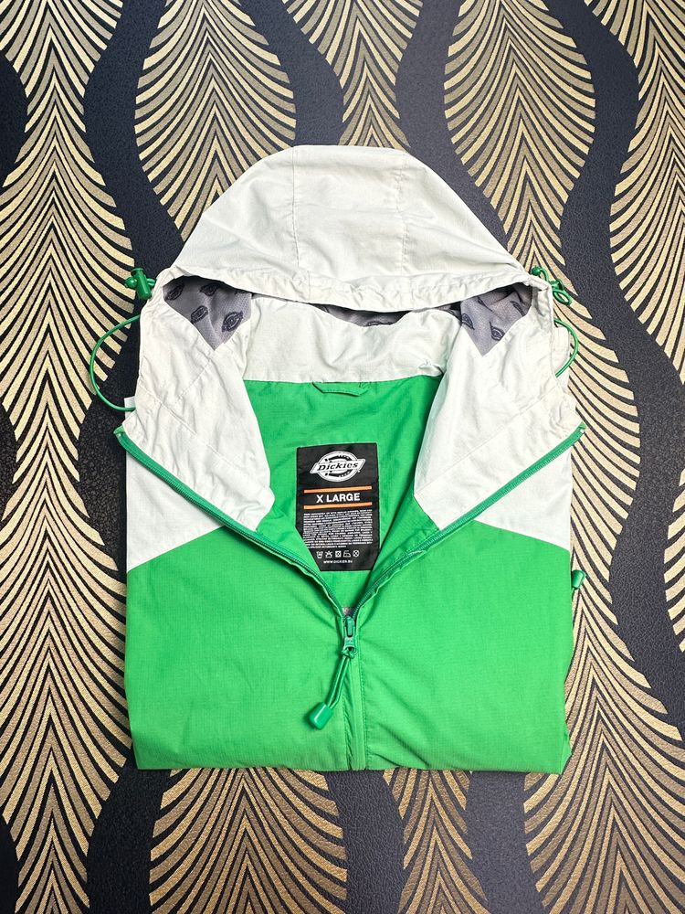 Dickies Green And White Hooded Jacket 4