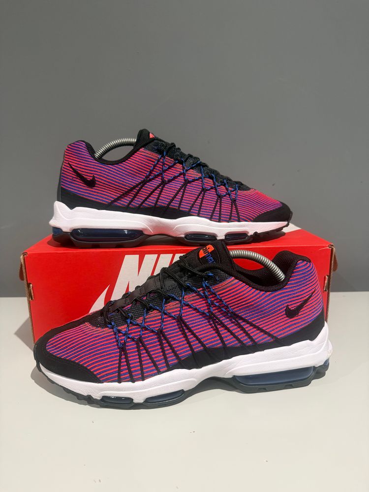 Nike Air Max 95 Ultra Jacquard Game Royal Bright Crimson – UK 8 (No Box) image 1
