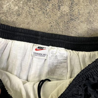 Nike Tracksuit Bottoms 90s Swoosh Sports Joggers, Black, Womens XL 4