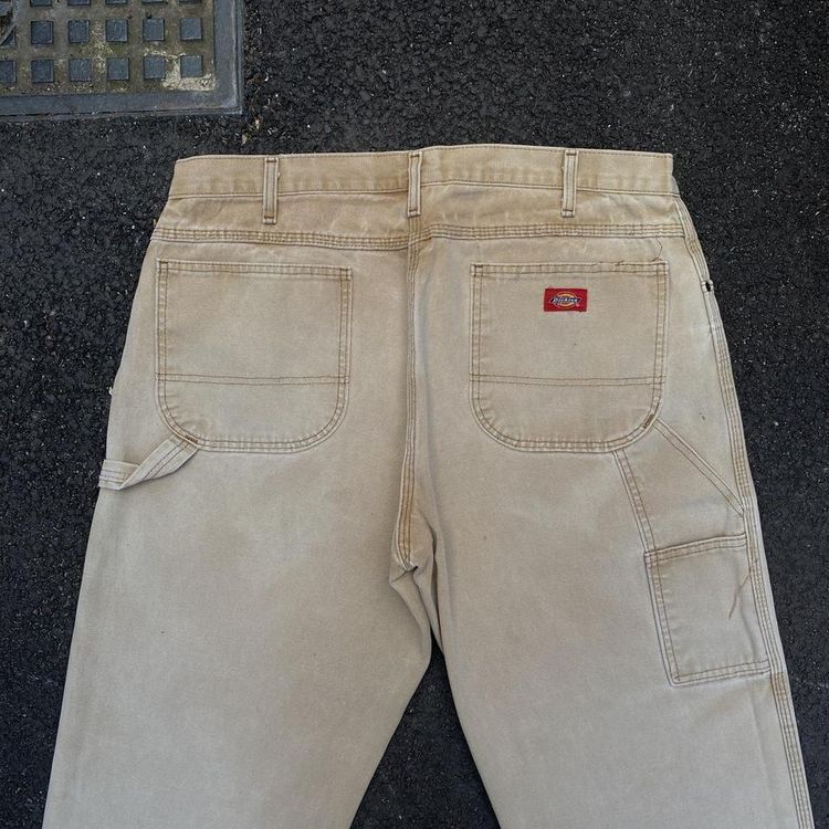 DICKIES BEIGE CARPENTER WORKWEAR JEANS