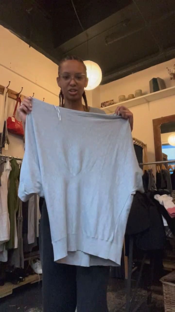 Other grey slouchy batwing top / jumper  product image